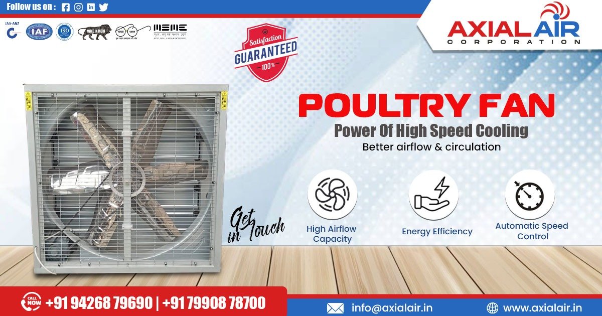Poultry Fan Supplier in Gujarat