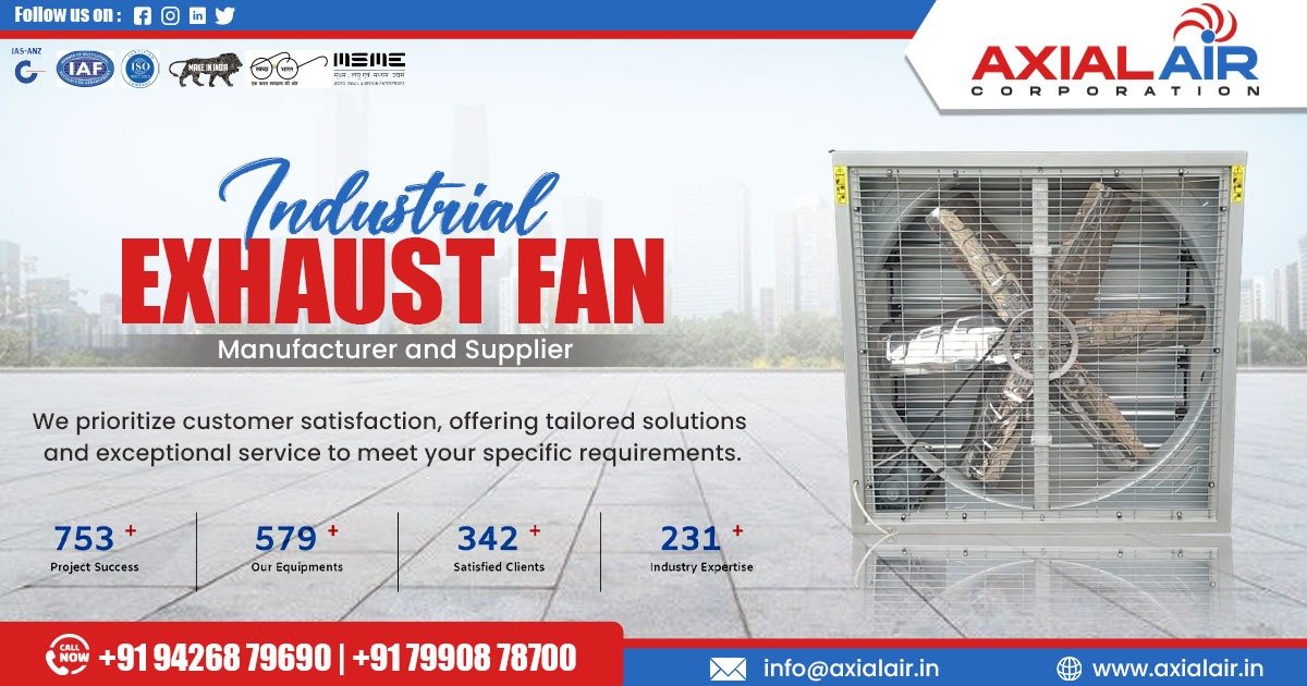 Industrial Exhaust Fan Supplier in Chhattisgarh