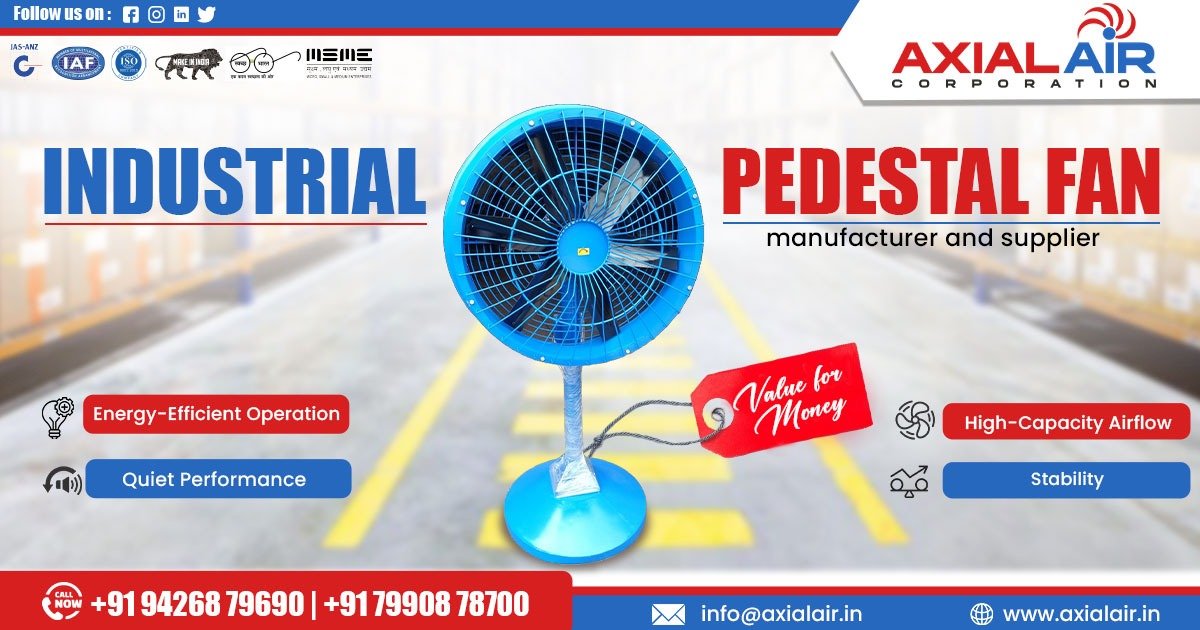 Industrial Pedestal Fan in Madhya Pradesh