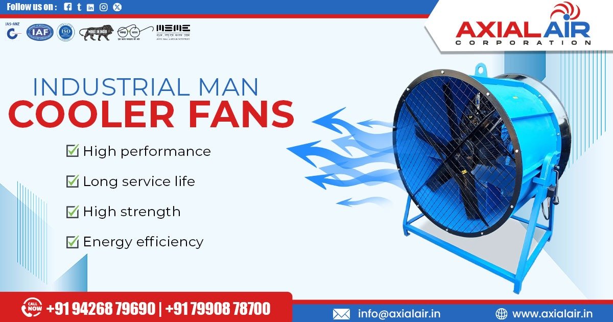 Industrial Man Cooler Fan Manufacturer in Ahmedabad