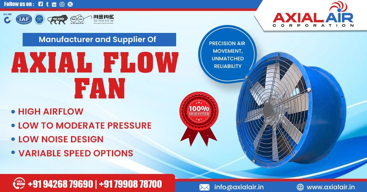 Axial Flow Fan Supplier in Jamshedpur