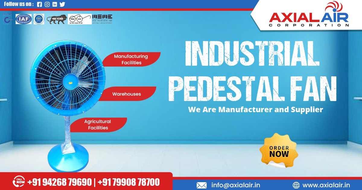 Industrial Pedestal Fan in Raipur