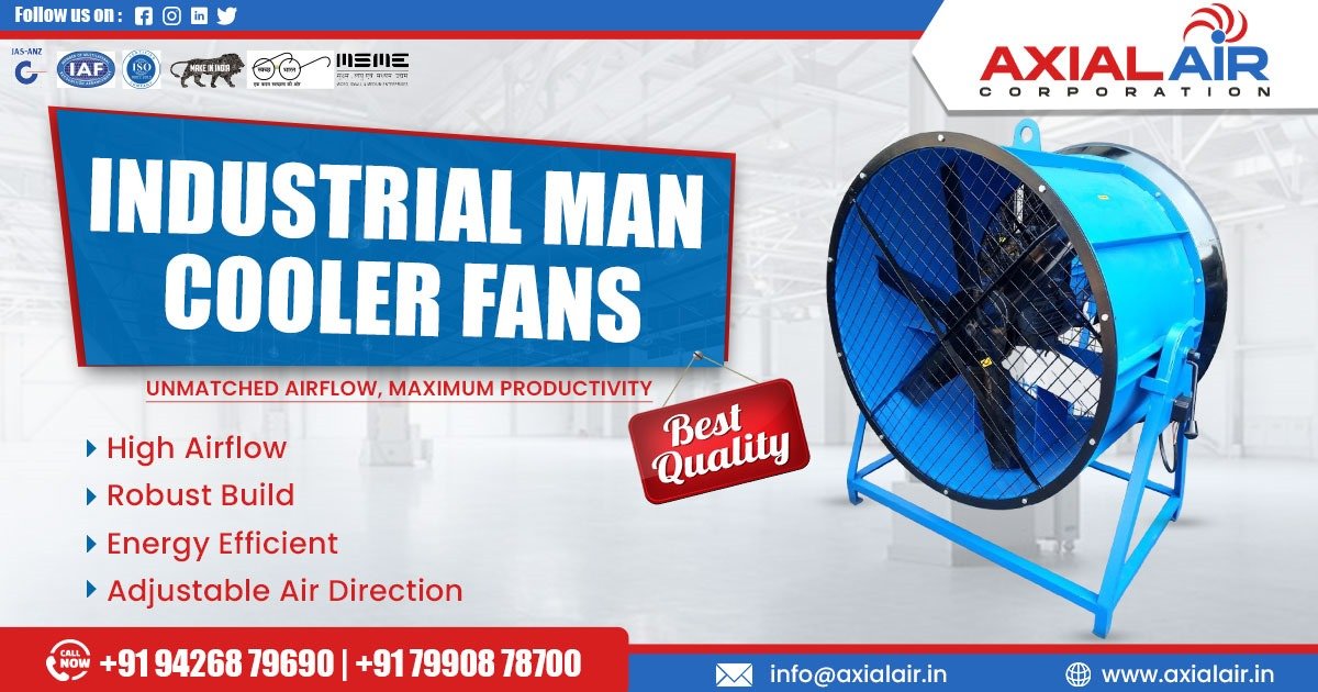 Industrial Man Cooler Fan in West Bengal
