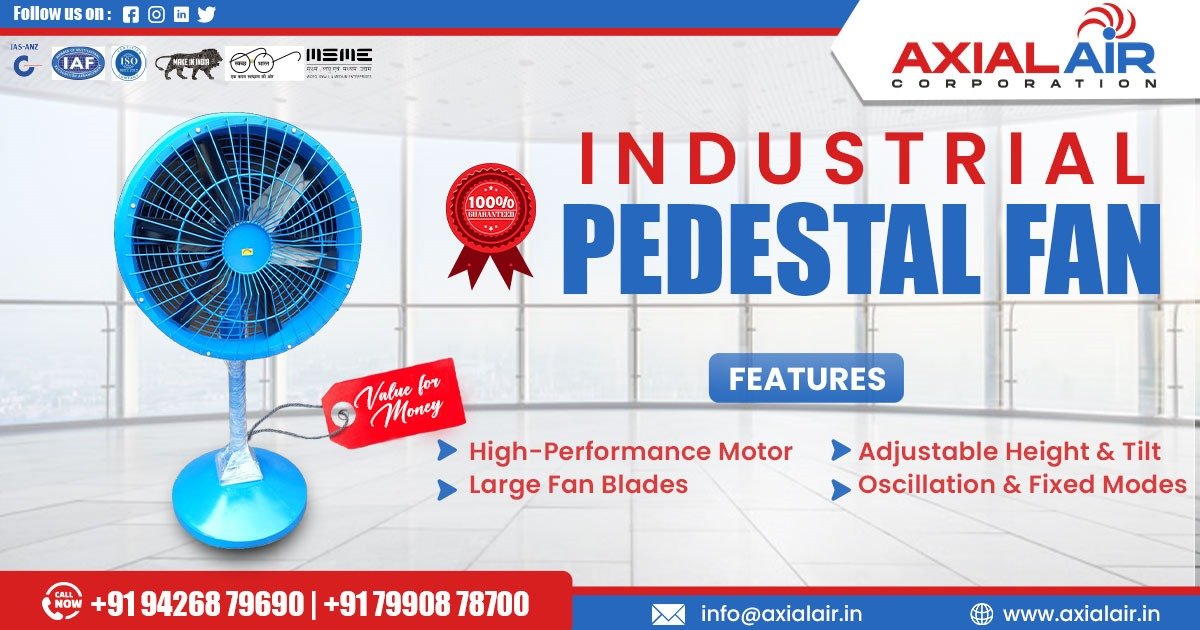 Industrial Pedestal Fan in West Bengal