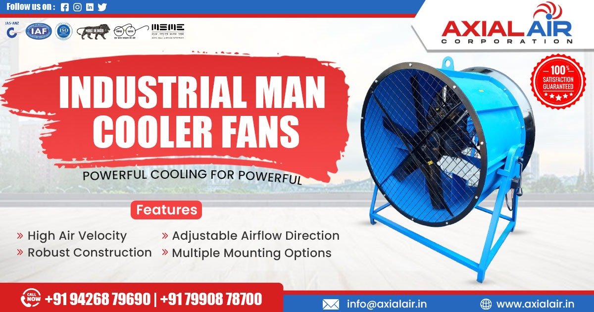 Industrial Man Cooler Fan in Rajasthan