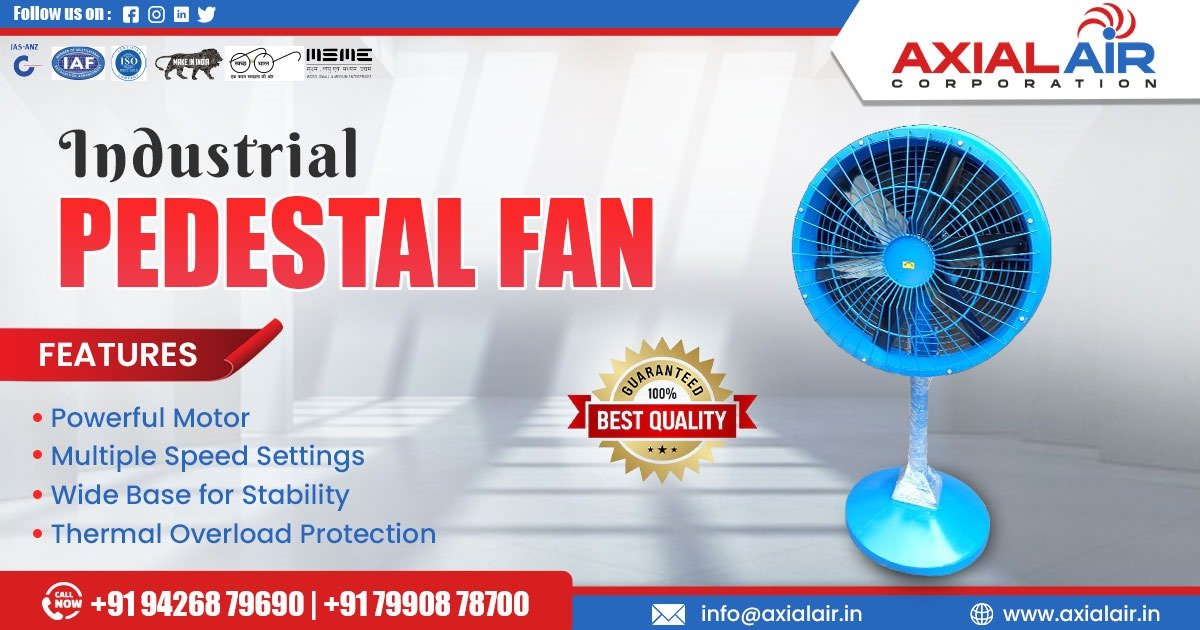 Industrial Pedestal Fan in Rajasthan