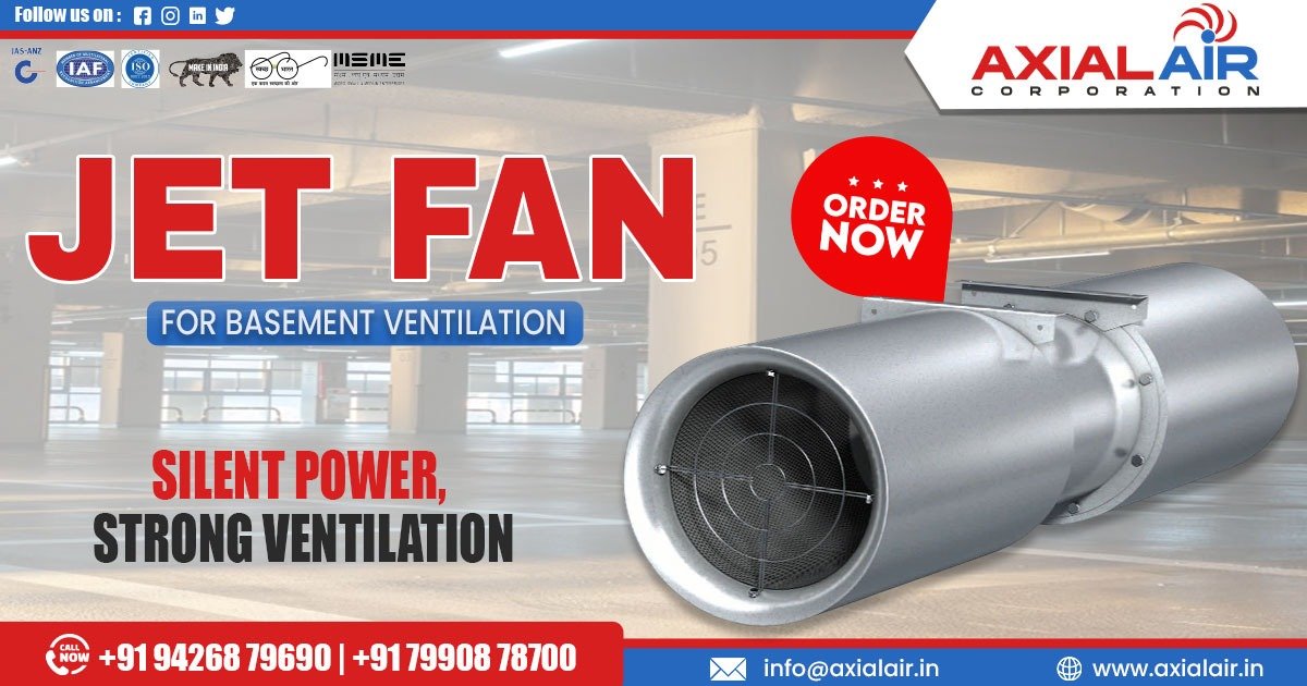 Jet Fan Basement Ventilation in Uttar Pradesh