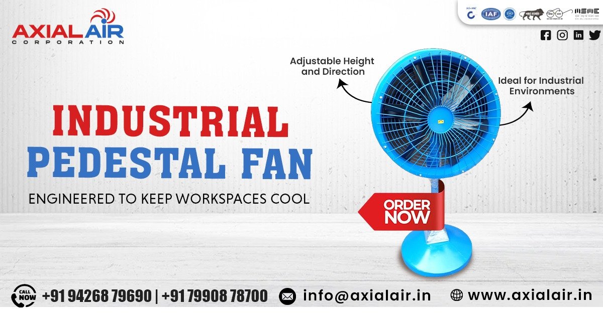 Industrial Pedestal Fan Supplier in Odisha