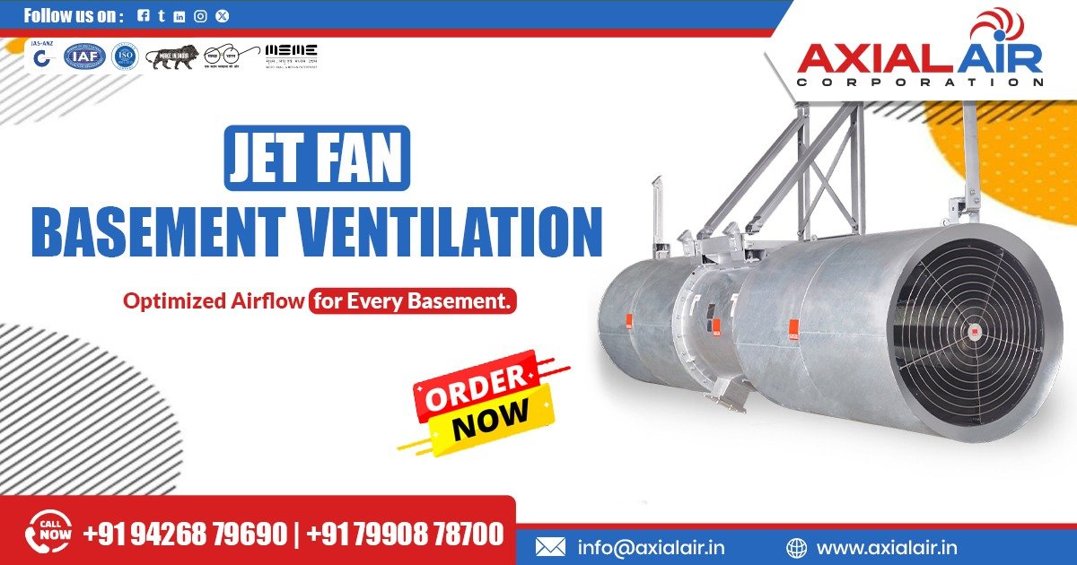 Jet Fan Basement Ventilation in Gandhidham