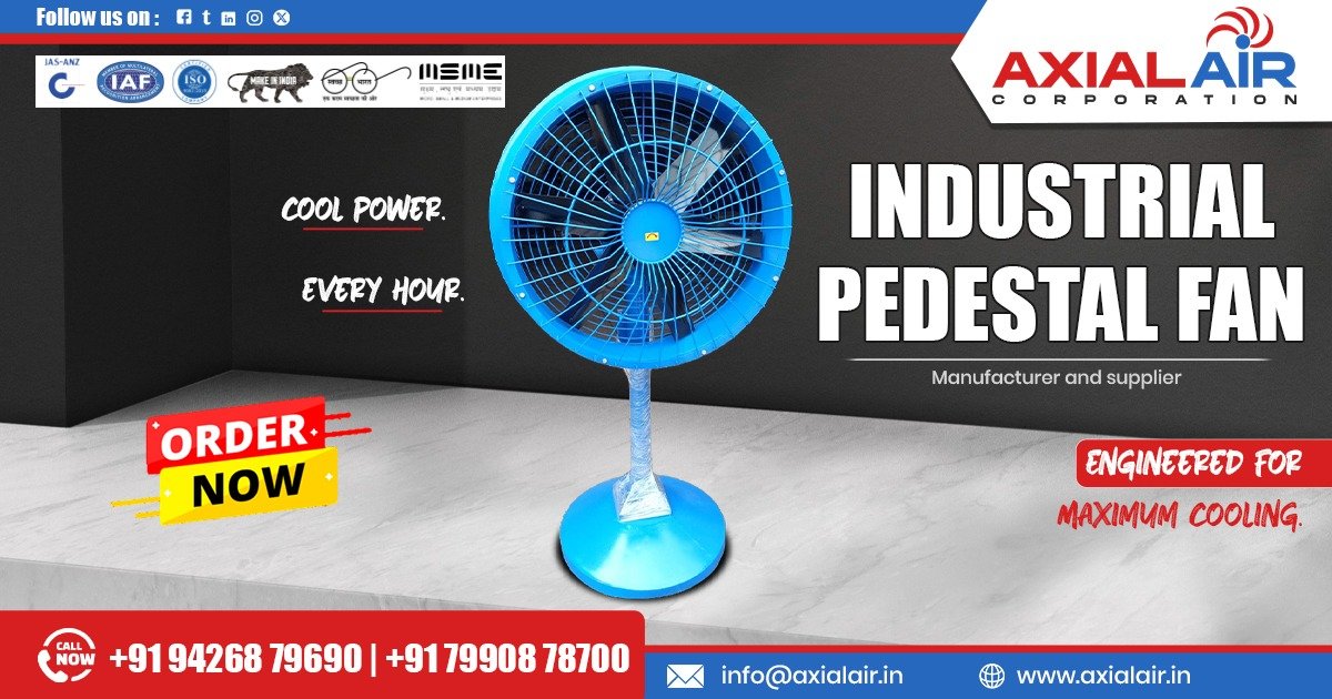 Industrial Pedestal Fan in Kolkata