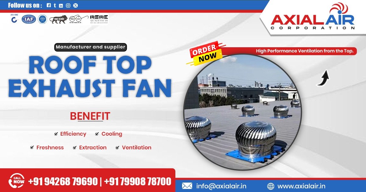 Roof Top Exhaust Fan in Kolkata