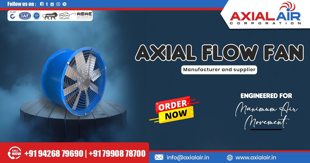 Supplier of Axial Flow Fan in Kolkata