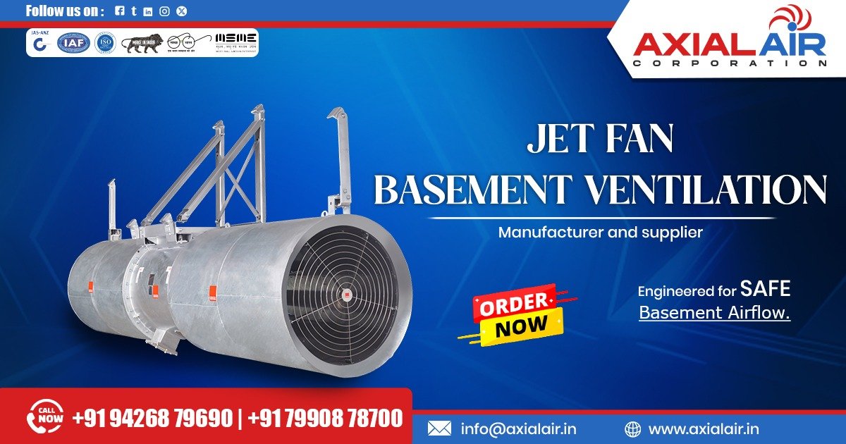 Jet Fan Basement Ventilation in Bhubaneswar