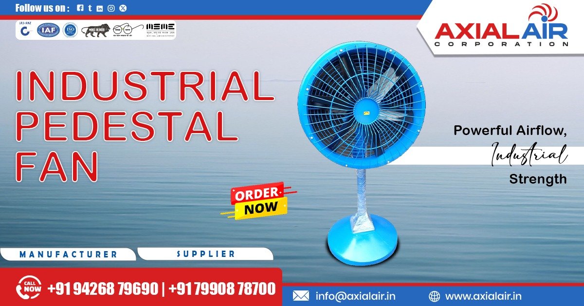 Industrial Pedestal Fan in Bhopal