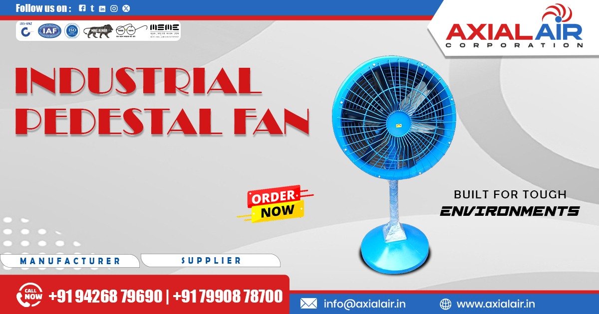 Industrial Pedestal Fan in Meerut