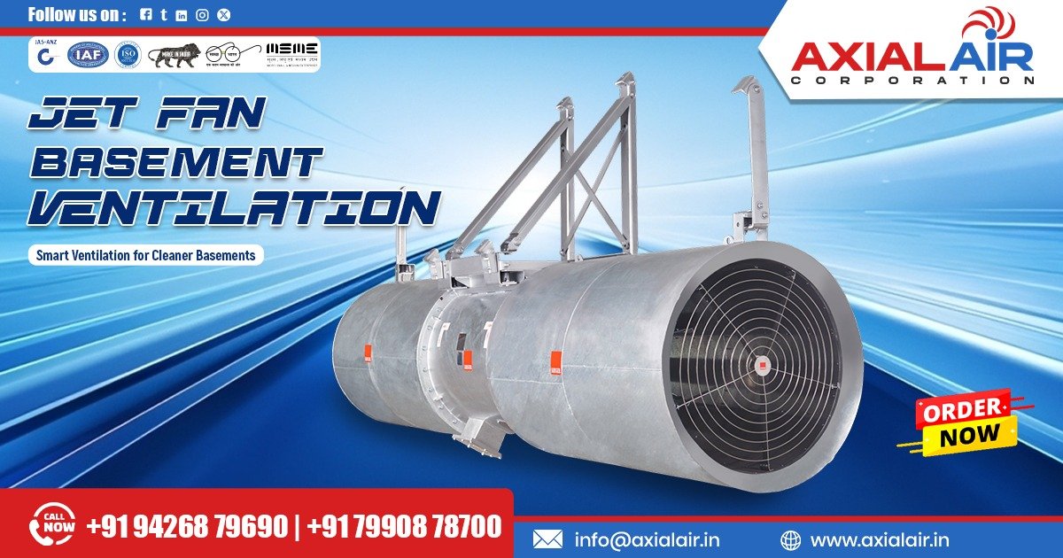 Jet Fan Basement Ventilation in Meerut