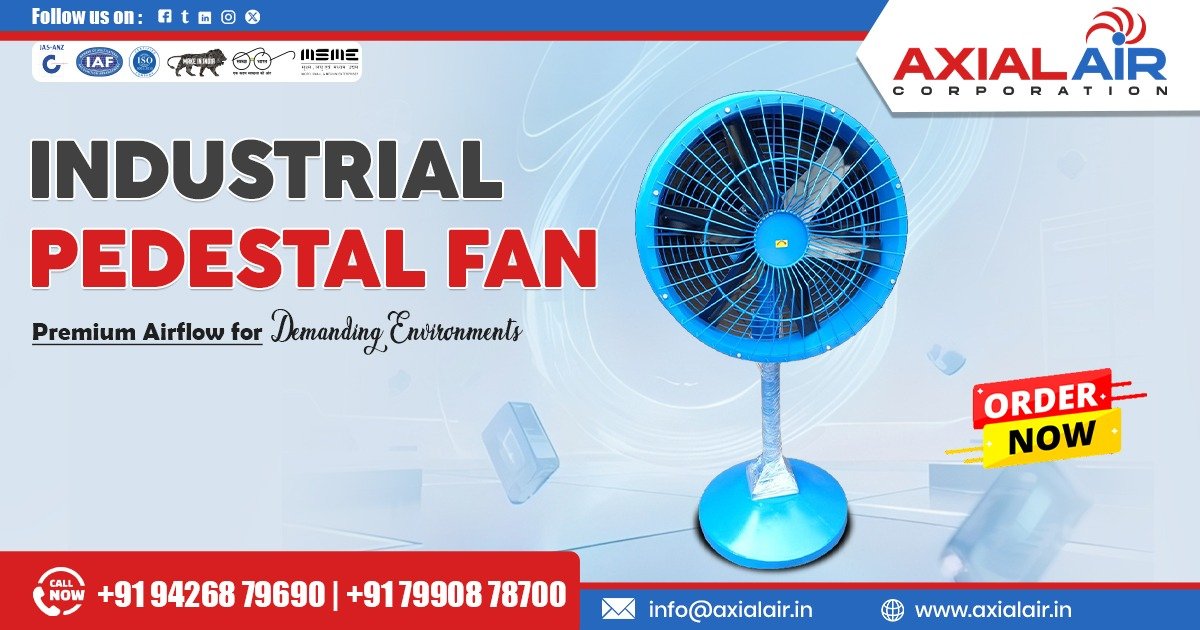 Industrial Pedestal Fan in Dewas