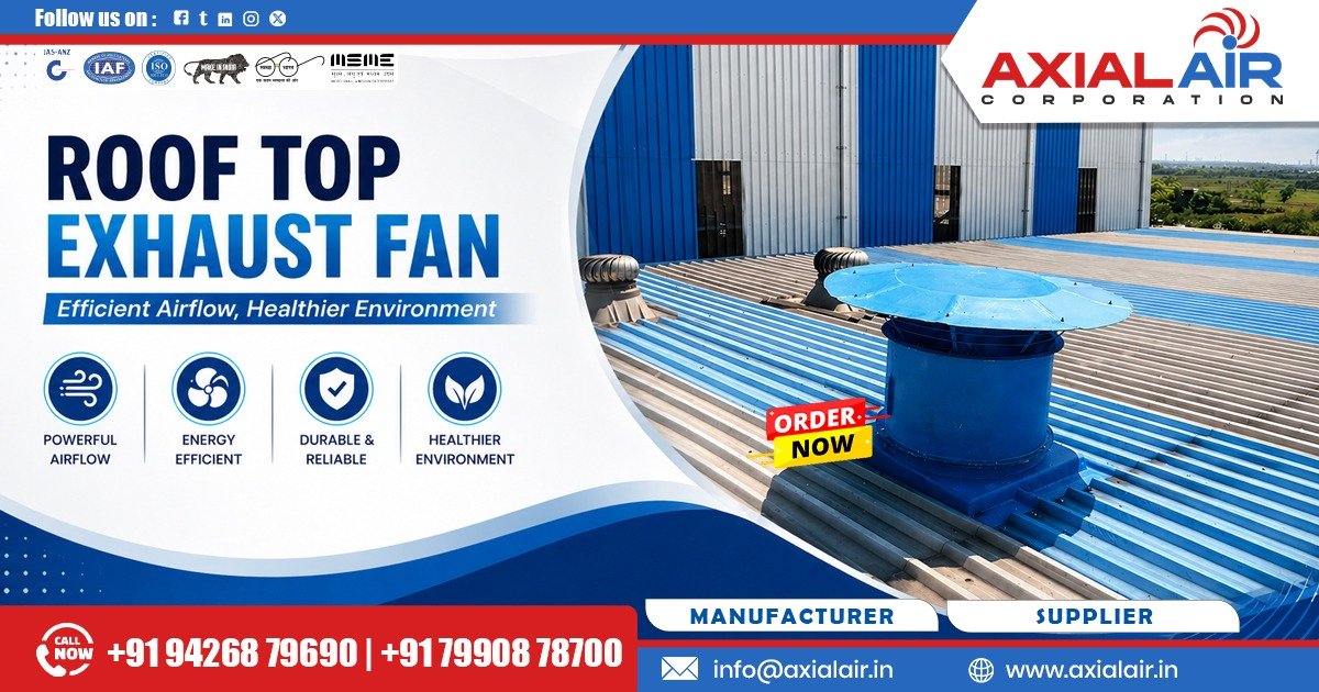 Roof Top Exhaust Fan in Dewas