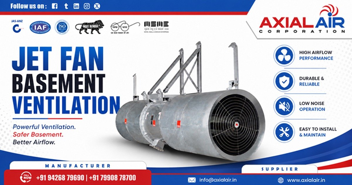 Jet Fan Basement Ventilation in Ajmer