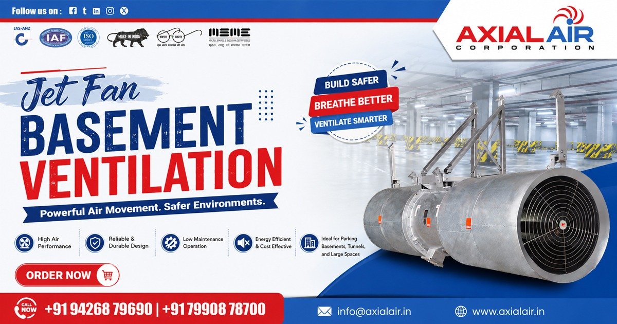 Jet Fan Basement Ventilation in Nashik