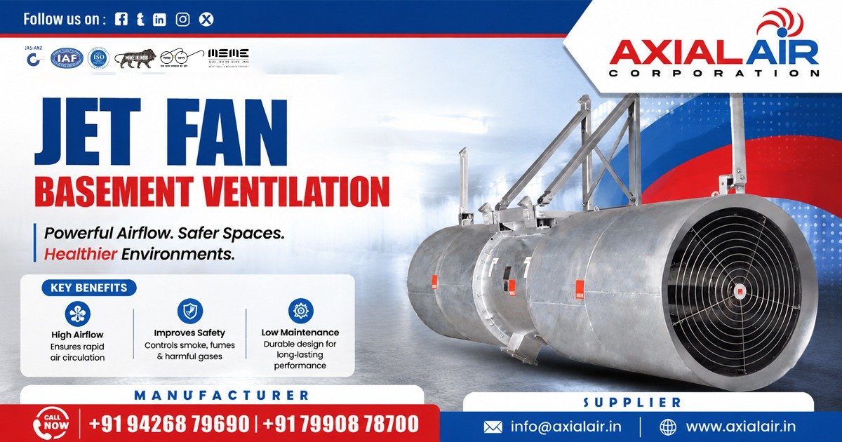 Jet Fan Basement Ventilation in Hyderabad