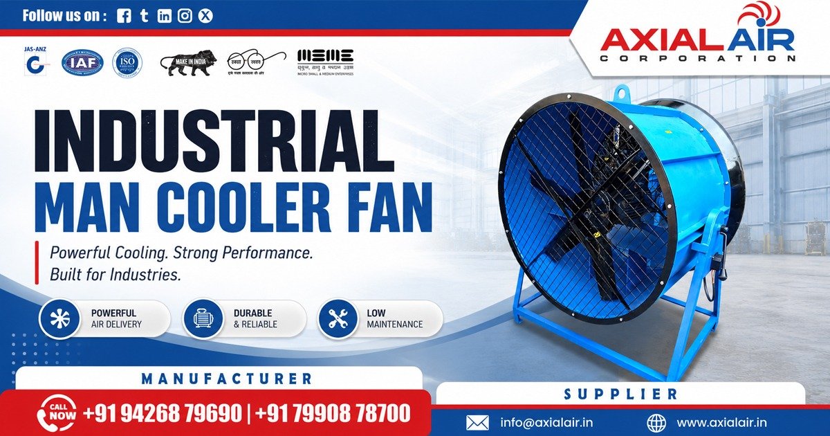 Industrial Man Cooler Fan in Hyderabad