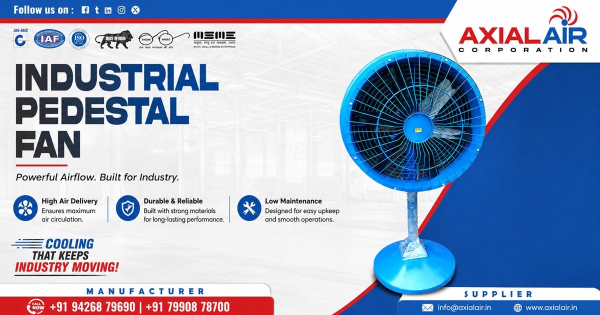 Industrial Pedestal Fan in Malanpur
