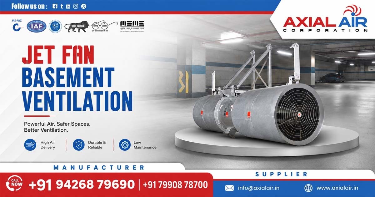 Jet Fan Basement Ventilation in Malanpur