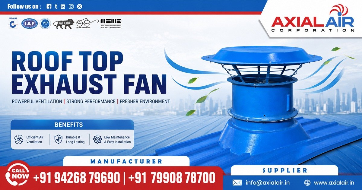 Roof Top Exhaust Fan in Ghaziabad