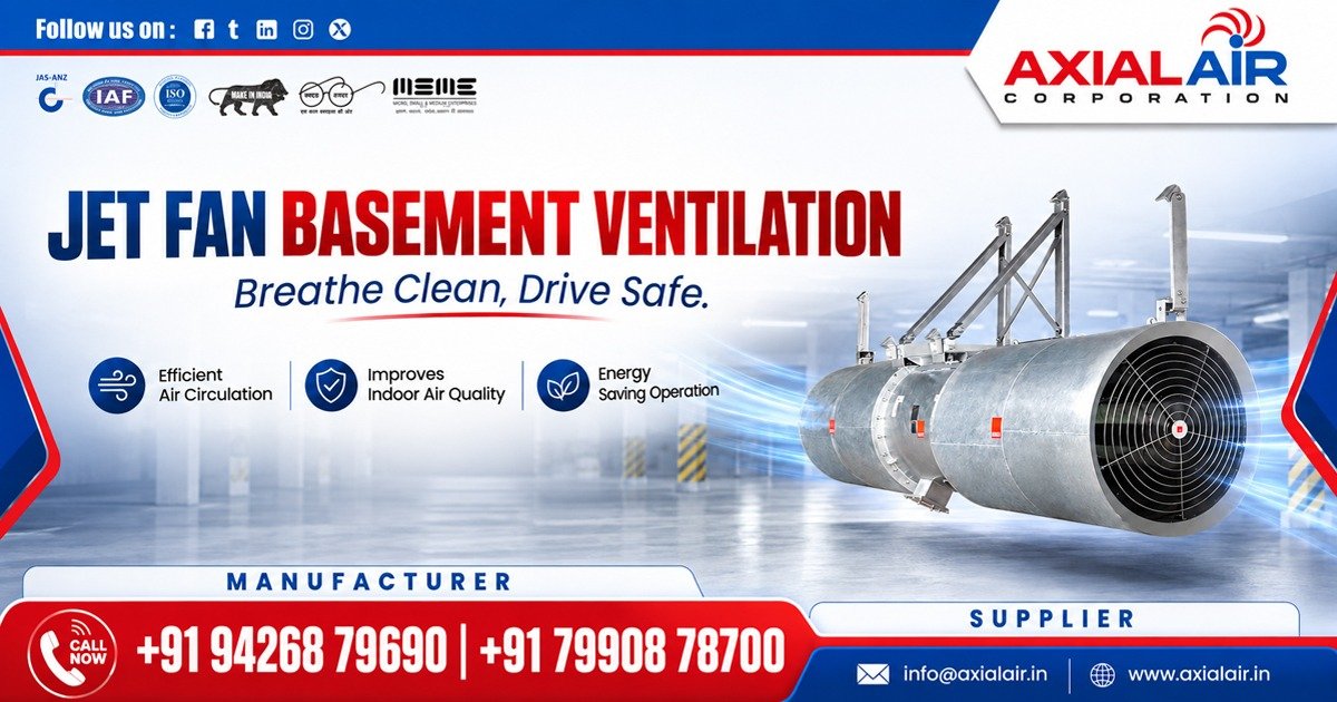 Jet Fan Basement Ventilation in Bilaspur