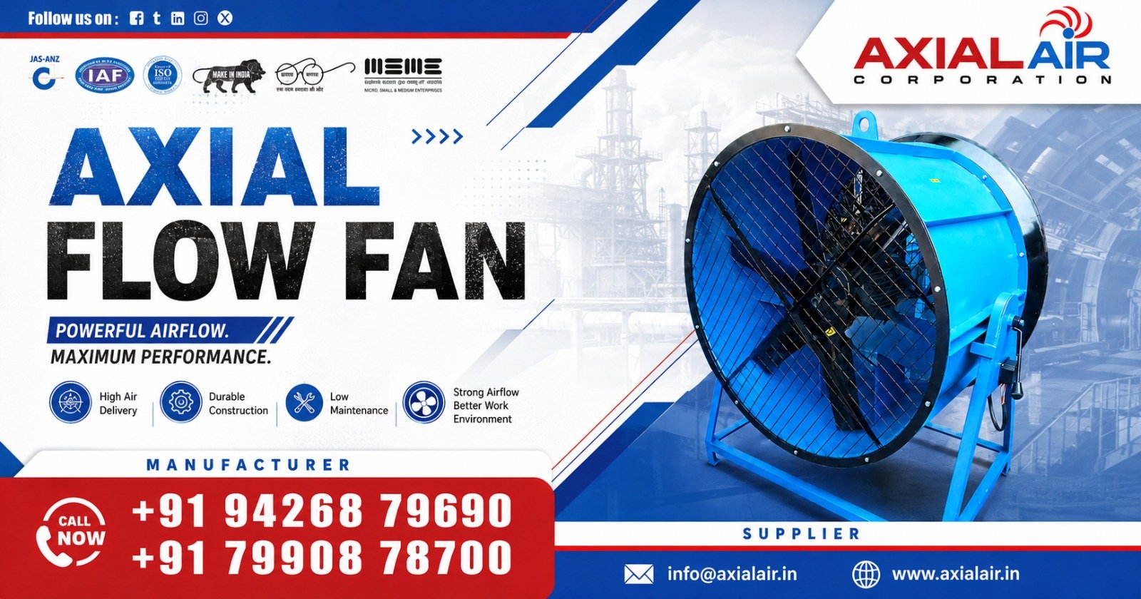 Axial Flow Fan in Telangana