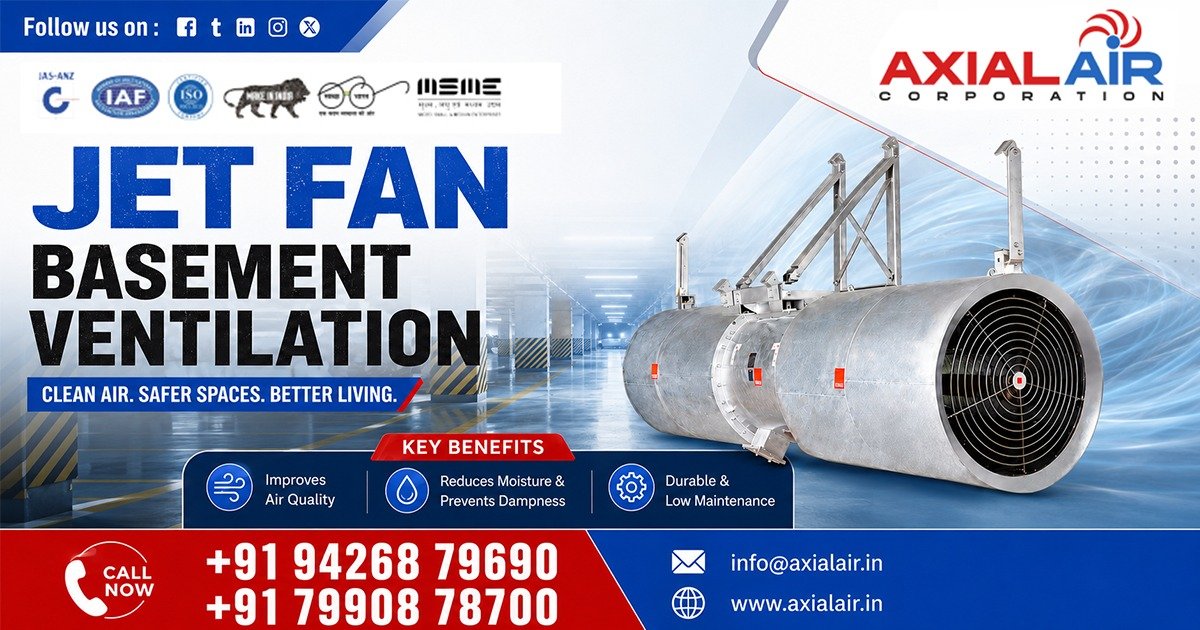 Jet Fan Basement Ventilation in Kerala